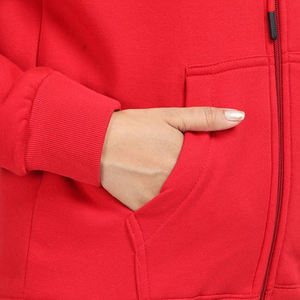 เสื้อมีฮู้ดสำหรับผู้ชายผ้าฝ้ายดีไซน์โอเวอร์ไซส์แบบรูดซิป500gsm ผู้ผลิต - Product Image 2