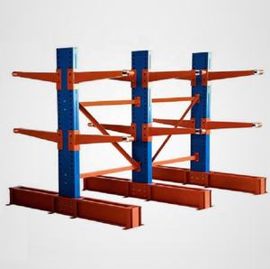 מערכת מדפים קנטילבר דו-צדדית מפלדה רב-תכליתית, 2-10 שכבות, ציפוי אבקה להגנה מפני קורוזיה, לסביבות קשות - Product Image 2