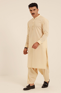 Shalwar Kameez pour homme en coton, séchage rapide, sans plis, style islamique, design tendance Dubaï - Product Image 2