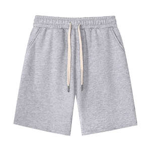 Nuevo estilo 100% algodón para hombre, pantalones cortos con cordón para gimnasio, logotipo estampado personalizado, pantalones cortos deportivos de algodón para hombre - Product Image 5