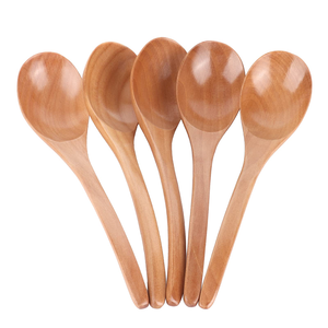 ทัพพีตักซุปด้ามยาวทำจากไม้ช้อนซุปด้ามยาวช้อนหม้อไฟทำจากไม้ออกแบบได้ตามต้องการราคาไม่แพง - Product Image 1