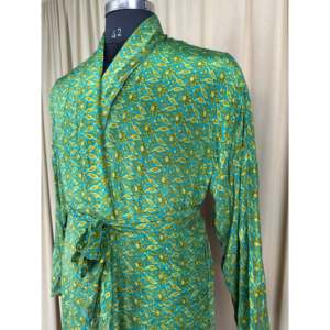 Silky Soft <b>Men's</b> Masculine Elegant Classic Vintage House Robe Timeless Comfy for Lounge Beach Wear Sustainable <b>Bikinis</b> Beachwear - Product Image 6