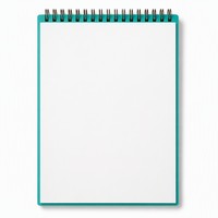 Carnet à spirale avec reliure en spirale bleu sarcelle, impression personnalisée, bloc-notes professionnel en gros