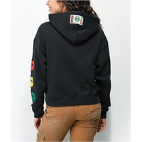 Sweat à capuche zippé personnalisé avec broderie, fournisseur OEM, coupe oversize pour homme, en coton tricoté écologique 400g, tissu épais, collection automne