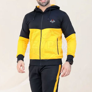 Nouvel arrivage Survêtement uni solide personnalisé Top Design pour hommes Survêtement Meilleure vente 100% coton Survêtements deux pièces pour hommes - Product Image 4