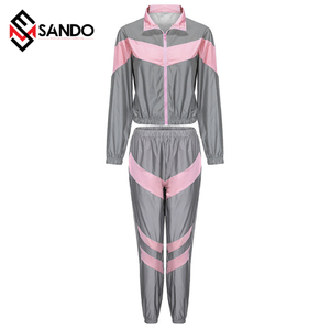 Vente en gros de survêtements de fitness unisexe avec logo personnalisé survêtement d'entraînement réfléchissant pour l'hiver - Product Image 2