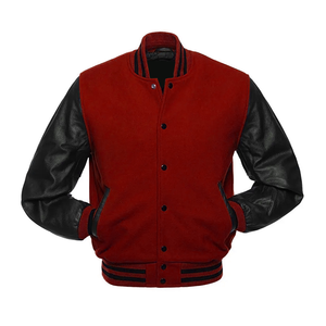 Premium Wool Varsity Letterman Jacket with Leather Sleeves custom varsity jacket wholesale Stylish, custom varsity jacket men - Product Image 2