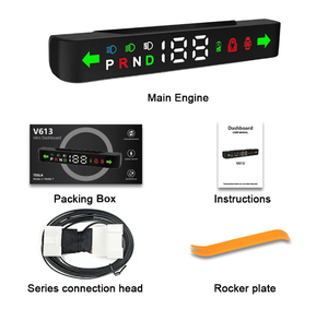 Accessoires numériques Tesla, affichage tête haute sur tableau de bord, <span class=keywords><strong>mini</strong></span> <span class=keywords><strong>HUD</strong></span> pour Tesla Model 3 Model Y 2019-2023 - Product Image 1