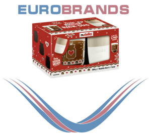 Ferrero Christmas Nutella Tassenkuchen-Set 200g, Exhibición, 50 piezas EAN 8000500471555 - Product Image 1