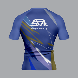 Ensemble de shorts de compression MMA BJJ à séchage rapide pour hommes, haute qualité, confort antibactérien et anti-UV en Spandex/polyester - Product Image 2