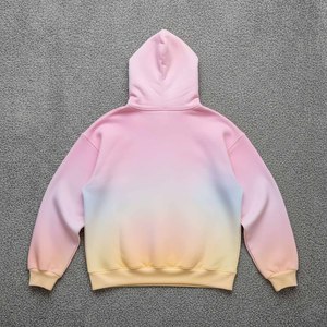 2025 sudaderas con capucha básicas informales de Color sólido para hombre, forro polar transpirable de poliéster/algodón, talla grande, logotipo personalizado para exteriores - Product Image 5
