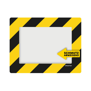 LongLife Trasparente - Finestra per Pavimento Resistente allo Sporco, autoadesiva DIN A4, Nero/Giallo, 10 pz. / Confezione.- LG- - Product Image 1