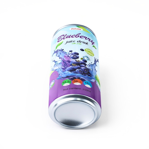 Bebida de Zumo de Arándanos con Pulpa, Lata Delgada de 250ml, Marca Privada OEM ODM, Bebida de Frutas - Product Image 3
