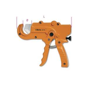 Coupe-tuyaux BETA à cliquet pour tuyaux en plastique - Product Image 1