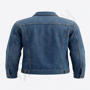 แจ็คเก็ตยีนส์สไตล์เรโทรวินเทจ คุณภาพสูง ผ้าฝ้าย 100% เสื้อผ้าลำลองสำหรับผู้ชายและผู้หญิง สตรีทแวร์ รับสั่งทำพิเศษ - Product Image 2