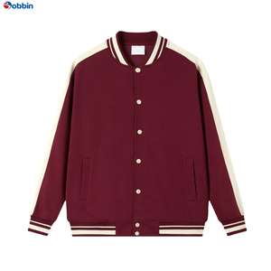 Veste de baseball matelassée pour femmes, de haute qualité, personnalisée, à lettres, style varsity, épaisse, broderie imprimée, tricotée - Product Image 4