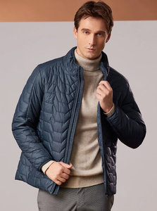 Veste matelassée pour homme de haute qualité, nouveau design, 100% polyester, imperméable, avec deux poches latérales, veste à bulles pour homme - Product Image 4