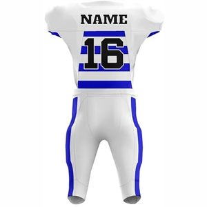 Service OEM, maillot de football américain personnalisé par sublimation, court, respirant, antibactérien, protection UV, évacuation de l'humidité, vente en gros - Product Image 3