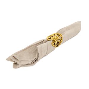 Anneaux de serviette en métal de luxe Fourniture d'usine Anneaux de serviettes de table Mariage Disponible au prix de gros - Product Image 2