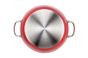 Casserole antiadhésive en aluminium forgé de 28 cm de diamètre revêtement quantanium design de luxe pour cuisinières électriques à gaz vitro à induction - Product Image 2