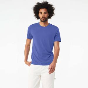 Camiseta Básica de Cuello Redondo para Hombre, Transpirable, de Algodón, Ligera, con Estampado - Product Image 4