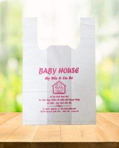 Bolsas de plástico personalizadas HDPE/LDPE para la compra de camisetas, bolsas con forma para embalaje de comestibles y alimentos con logotipo personalizado - Product Image 5