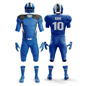 Ensembles d'uniformes de football américain à bas prix en gros 100% coton couleur et design personnalisés respirant grande taille pour les sports d'été - Product Image 1