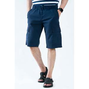 Shorts d'été en coton pour homme Kerex, 100 % toile respirante, taille XXS, style sportif urbain avec taille élastique et logo décoratif - Product Image 4