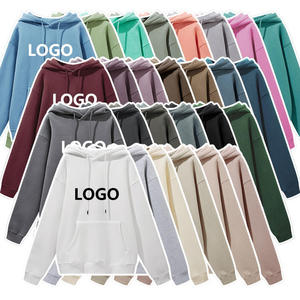 320GSM Hoodies Heavyweight Cotton Unisex Sweatshirts Comfortable Warm Durable Casual Wear Factory <b>Direct</b> Wholesale Supply - Product Image 2