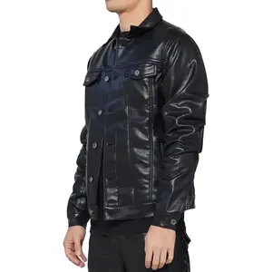 <b>Men's</b> Fashion <b>Leather</b> Jackets Outwear for Cold Weather Fashion <b>Real</b> <b>Leather</b> Jackets for <b>Men</b> - Product Image 2