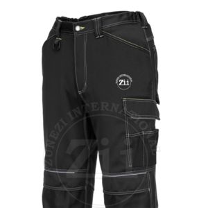 Pantalon de travail haute visibilité ignifuge, protection anti-arc électrique, en denim de coton réfléchissant, vêtement de protection cargo - Product Image 4