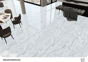 Carreaux en porcelaine aspect pierre grise moderne 600x1200, finition mate ou semi-brillante, carreaux robustes et durables pour les murs contemporains - Product Image 2