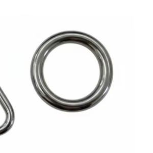 Anillo de metal de acero inoxidable 316 sin costuras de 25 mm de ancho interior, personalizado de fábrica, para caballos. - Product Image 3