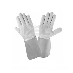 2023 gants de soudage en cuir de vache de haute qualité pour hommes vêtements de travail à bas prix avec conception OEM gants de sécurité à faible quantité minimale de commande - Product Image 6