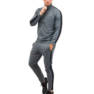 Venta al por mayor de los hombres de invierno de peso pesado sólido chándal entrenamiento gimnasio Fitness deportes sudadera pantalones de chándal Conjunto personalizado Jogger - Product Image 4