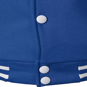 Full Sleeve Men Wear Stylish Covered With Button Fashionable Varsity Jacket High Street Men's Jackets From Pakistan - Product Image 5