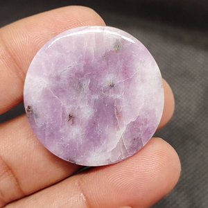 High Quality Blue Lapidolite Cabochon Natural Tumbled Smooth Gemstone 5-8mm Jewelry Making Loose Gemstones Wholesale UDGEMS - Product Image 1