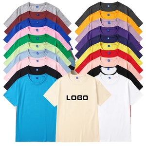 Fabricante de alta calidad al por mayor 100% algodón camisetas hombres mujeres cuello redondo logotipo personalizado plano Vintage en blanco de gran tamaño - Product Image 5