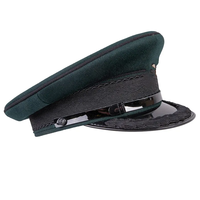 Uniforme de style tendance fabriqué à la main OEM casquette de pointe uniforme de scouts et d'agent de sécurité visière de chapeau à visière
