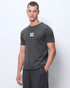 Camiseta extragrande con cuello redondo de algodón 100% personalizada para hombres y mujeres, diseño de logotipo bordado con estampado de hojaldre en 3D, marca teñida lisa en blanco - Product Image 6