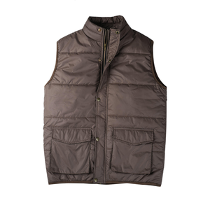 Chaqueta sin mangas acolchada transpirable de otoño para hombre con chalecos de lujo de nailon rellenos de plumón - Product Image 2