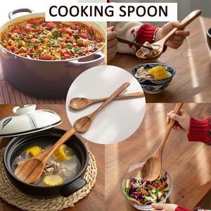 Cuillère en bois de luxe pour manger et servir de la nourriture dans les hôtels, restaurants et cafés gastronomiques - Product Image 2