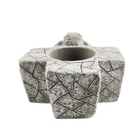 Jardinière croix en ciment durable faite à la main minimaliste classique ferme support Pot ensemble extérieur maison jardin décor plante verte