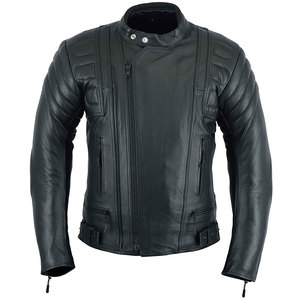Chaquetas de cuero de moto para hombre de estilo único Color sólido Diseño único Ropa deportiva Chaqueta de cuero de moto - Product Image 1