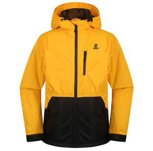 แจ็คเก็ตกันลมสำหรับผู้ชาย, เสื้อแจ็คเก็ตกันลมกันน้ำมีฮู้ดปรับแต่งโลโก้ได้เสื้อแจ็คเก็ตขนแกะลำลองสำหรับฤดูใบไม้ผลิ - Product Image 1