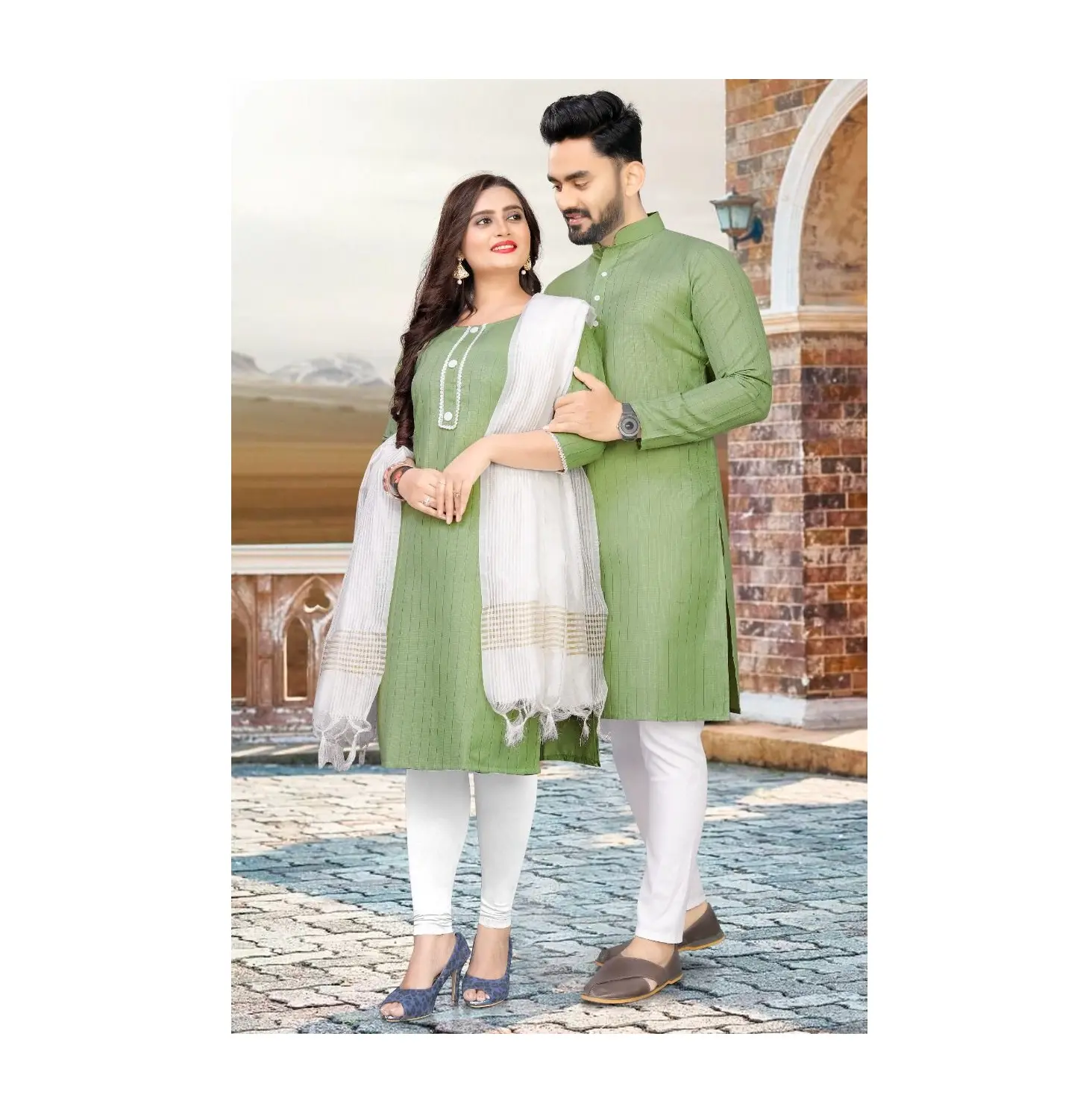 husband wife same dress for party Shop Indian Traditional Wear Husband Wife Couple Combo