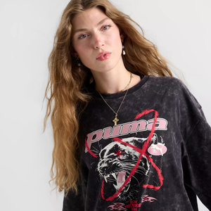 Camiseta pesada de algodón 100% para mujer al por mayor, Top con estampado de dibujos animados impermeable bordado retro personalizado - Product Image 5