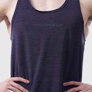 Elite Grip Men's Fitness Tank <b>Top</b> Dark Grey XL Plain 3D Hooded Gym Shirt for Bodybuilding and Muscle Sports - Product Image 5