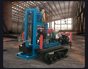 Hot Selling Portable Small Crawler-mounted Hydraulic Water Well Drilling Rig