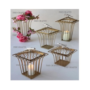 Bougeoir martelé en verre et métal avec la plus grande qualité Bougeoir de forme ronde à un prix abordable - Product Image 5